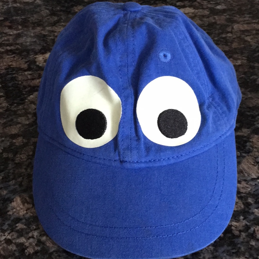 J. Crew Kids Blue Hat with Fun Eyes